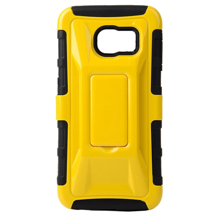 For Galaxy S6 Edge / G925 Fashionable Cool and Detachable Racing Car Form Combination Case with Holder and Hand Strap