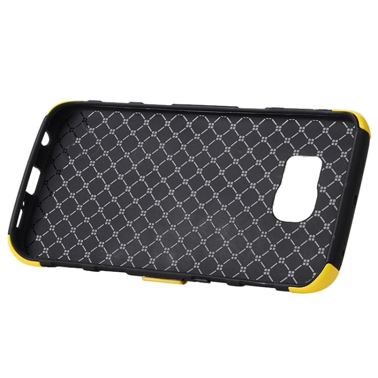 For Galaxy S6 Edge / G925 Fashionable Cool and Detachable Racing Car Form Combination Case with Holder and Hand Strap