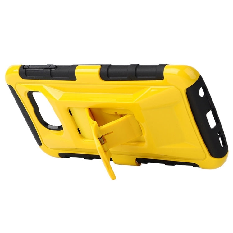 For Galaxy S6 Edge / G925 Fashionable Cool and Detachable Racing Car Form Combination Case with Holder and Hand Strap