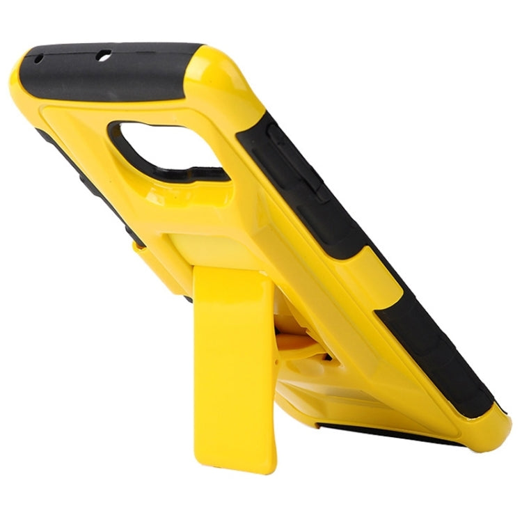 For Galaxy S6 Edge / G925 Fashionable Cool and Detachable Racing Car Form Combination Case with Holder and Hand Strap