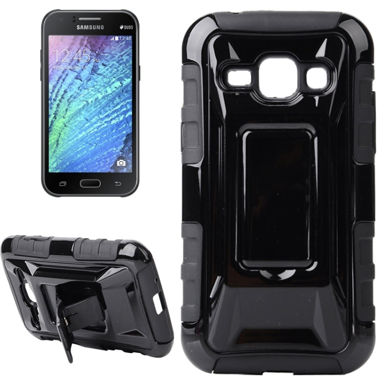 Fashionable Cool and Detachable Racing Car Form Combination Case with Holder and Hand Strap for Galaxy J1 / J100