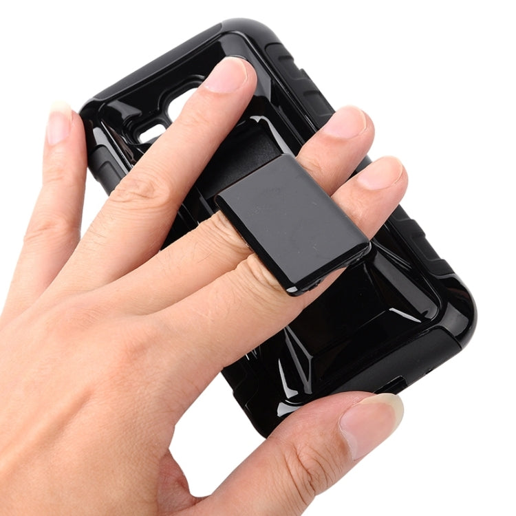 Fashionable Cool and Detachable Racing Car Form Combination Case with Holder and Hand Strap for Galaxy J1 / J100
