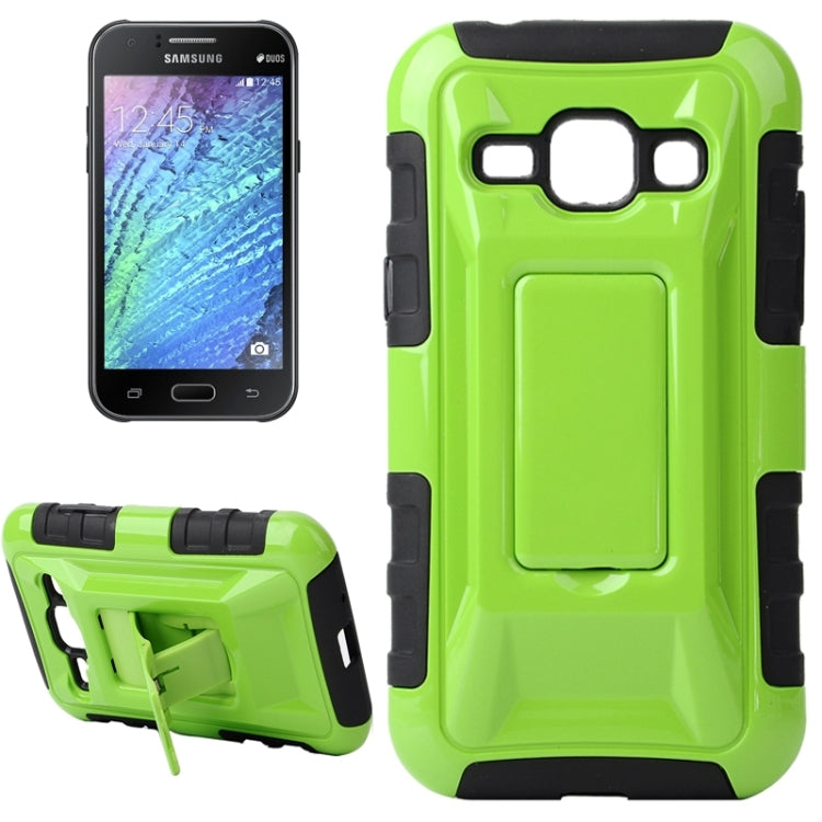 Fashionable Cool and Detachable Racing Car Form Combination Case with Holder and Hand Strap for Galaxy J1 / J100
