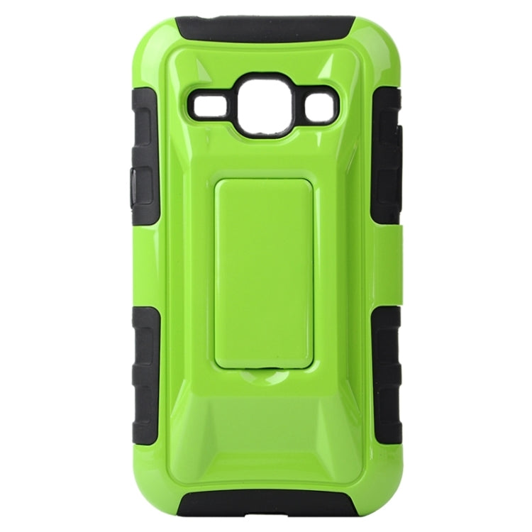 Fashionable Cool and Detachable Racing Car Form Combination Case with Holder and Hand Strap for Galaxy J1 / J100
