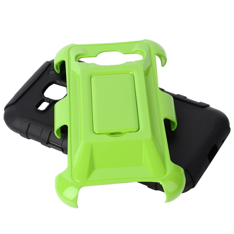 Fashionable Cool and Detachable Racing Car Form Combination Case with Holder and Hand Strap for Galaxy J1 / J100