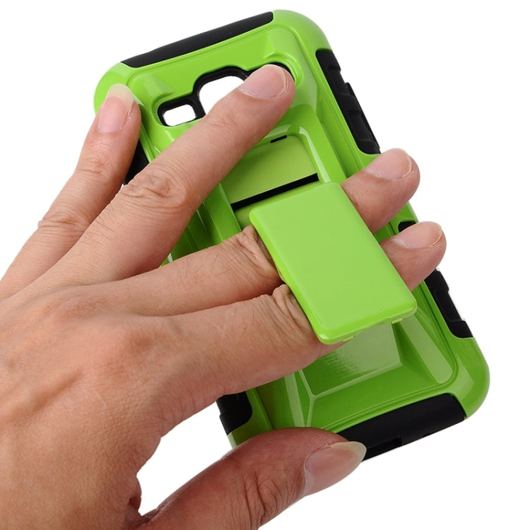 Fashionable Cool and Detachable Racing Car Form Combination Case with Holder and Hand Strap for Galaxy J1 / J100