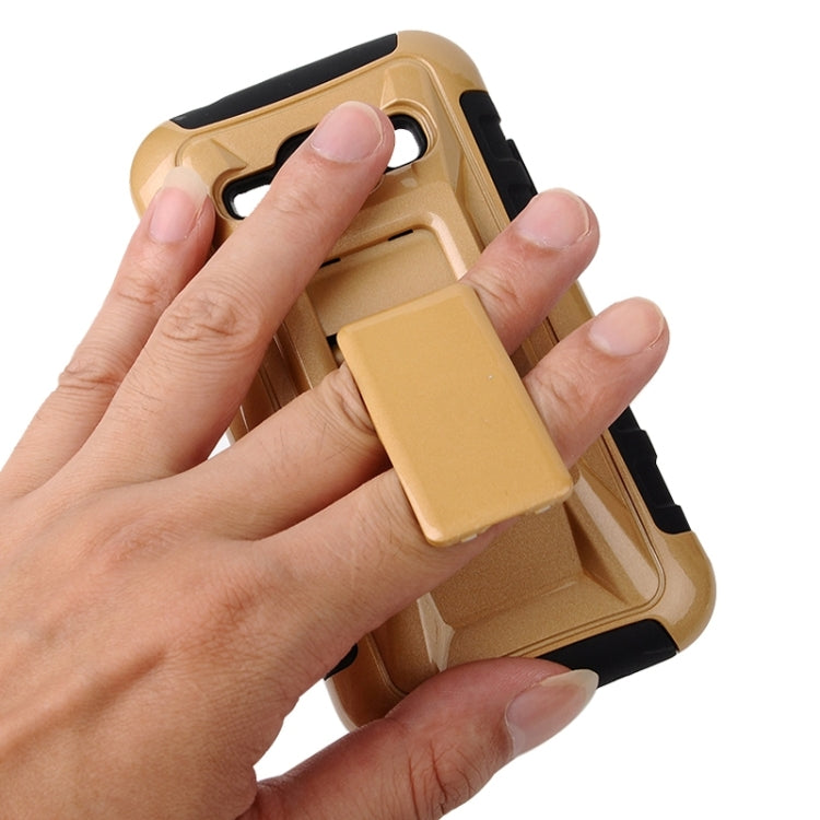 Fashionable Cool and Detachable Racing Car Form Combination Case with Holder and Hand Strap for Galaxy J1 / J100