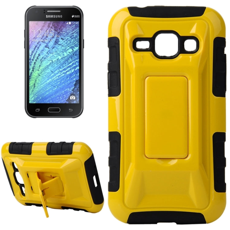 Fashionable Cool and Detachable Racing Car Form Combination Case with Holder and Hand Strap for Galaxy J1 / J100