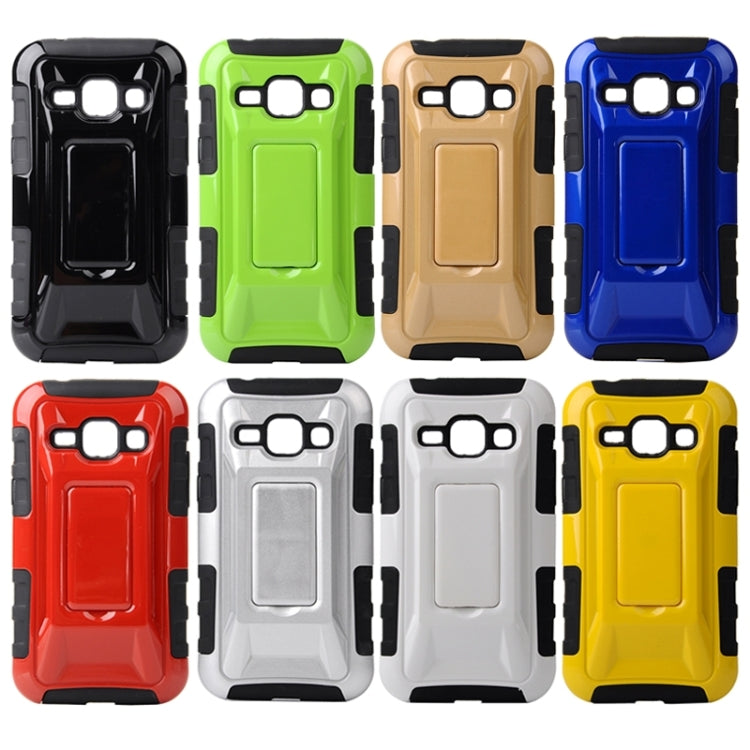 Fashionable Cool and Detachable Racing Car Form Combination Case with Holder and Hand Strap for Galaxy J1 / J100