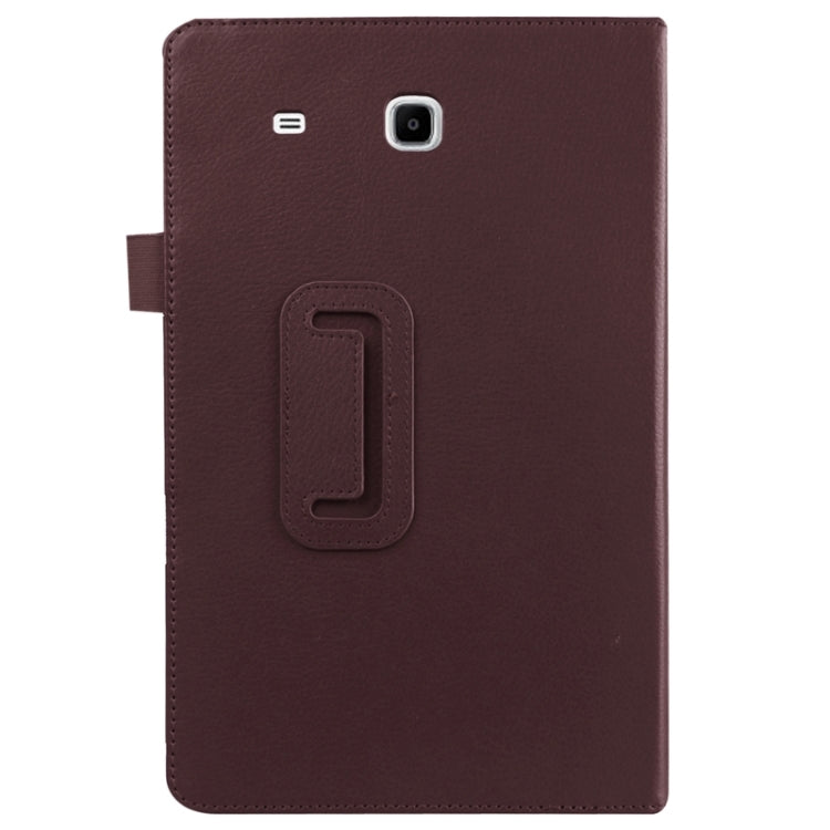 Litchi Texture Horizontal Flip Solid Color Leather Case with Holder for Galaxy Tab E 9.6 / T560 / T561