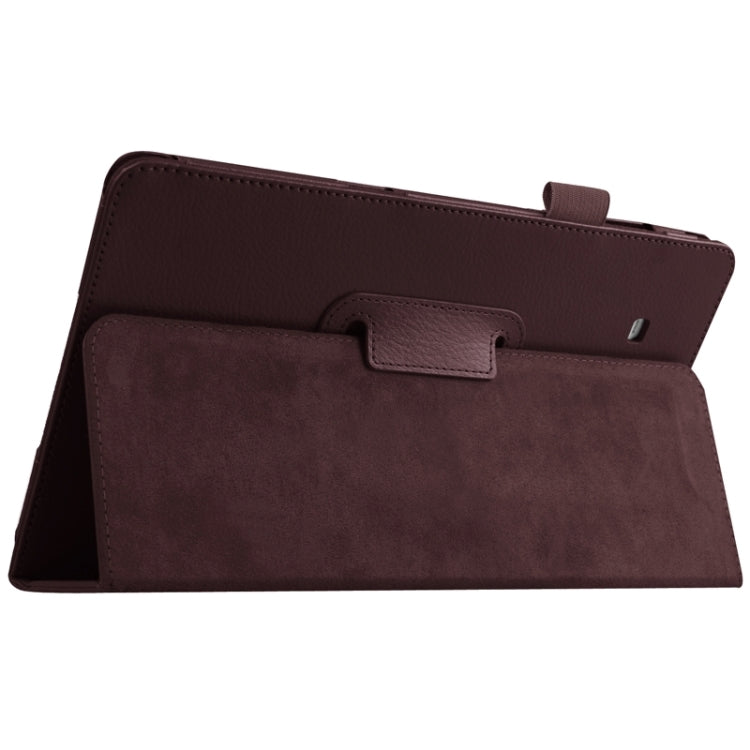 Litchi Texture Horizontal Flip Solid Color Leather Case with Holder for Galaxy Tab E 9.6 / T560 / T561