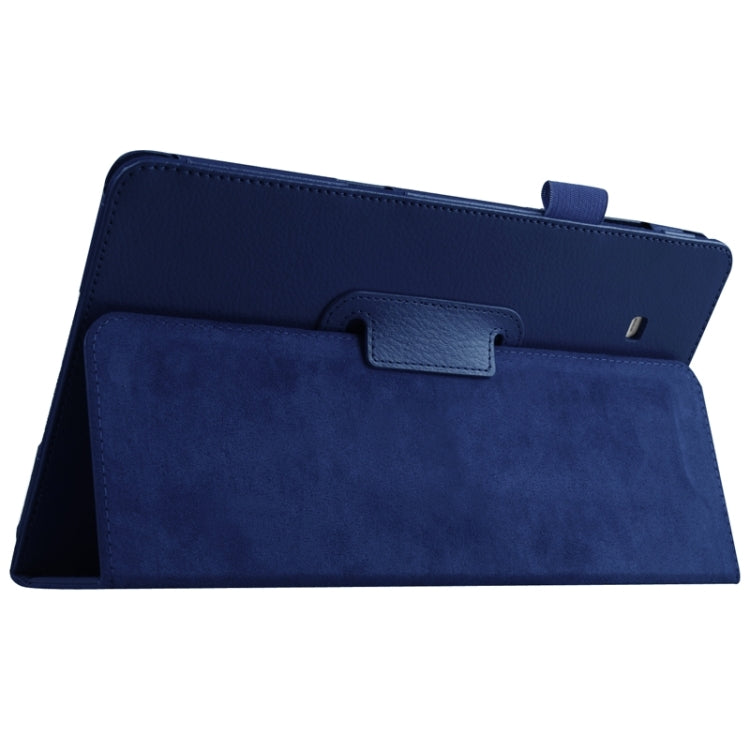 Litchi Texture Horizontal Flip Solid Color Leather Case with Holder for Galaxy Tab E 9.6 / T560 / T561