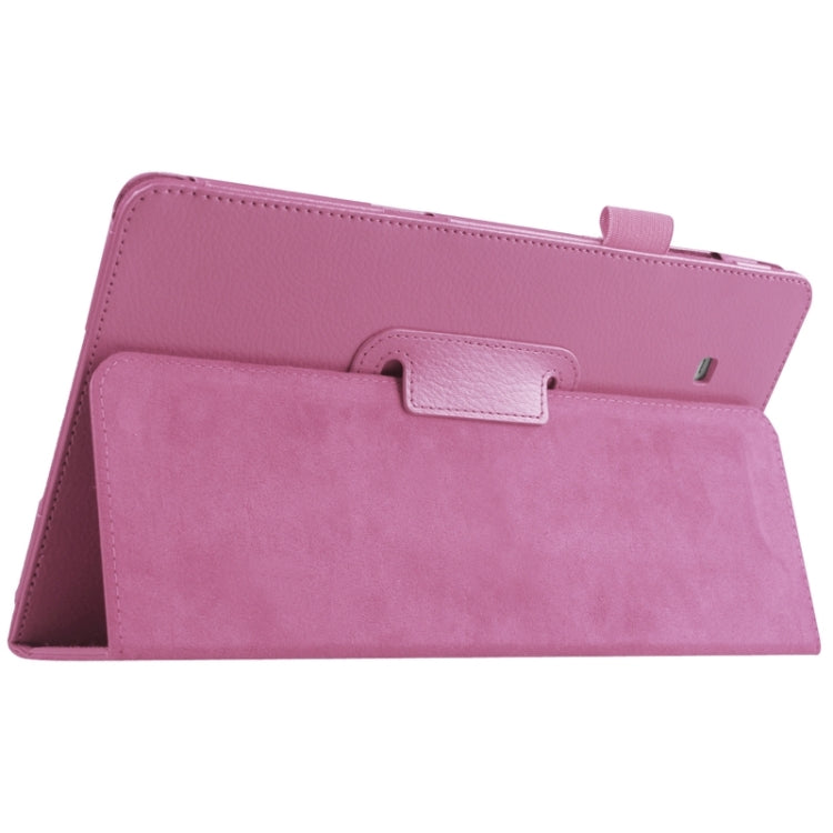 Litchi Texture Horizontal Flip Solid Color Leather Case with Holder for Galaxy Tab E 9.6 / T560 / T561