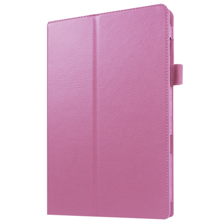 Litchi Texture Horizontal Flip Solid Color Leather Case with Holder for Galaxy Tab E 9.6 / T560 / T561