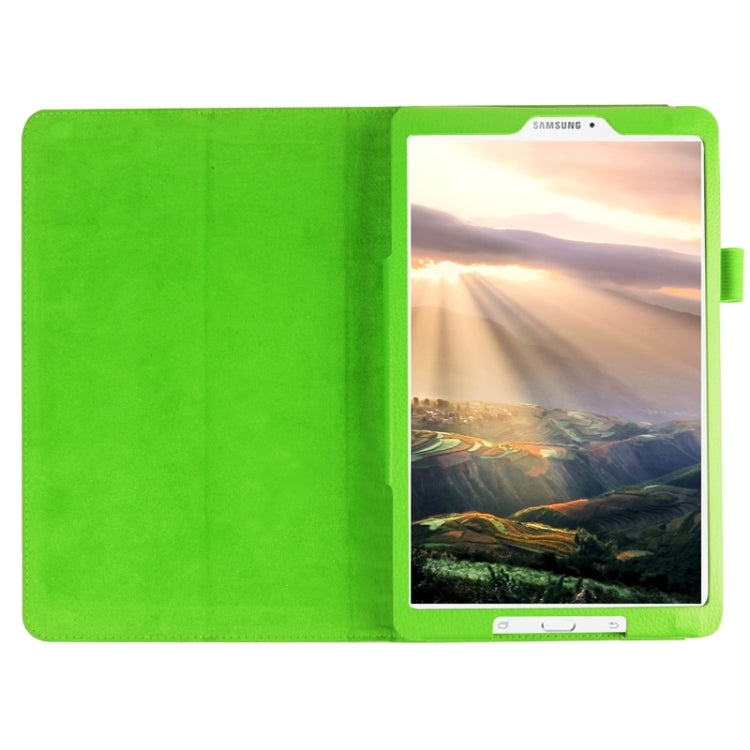 Litchi Texture Horizontal Flip Solid Color Leather Case with Holder for Galaxy Tab E 9.6 / T560 / T561