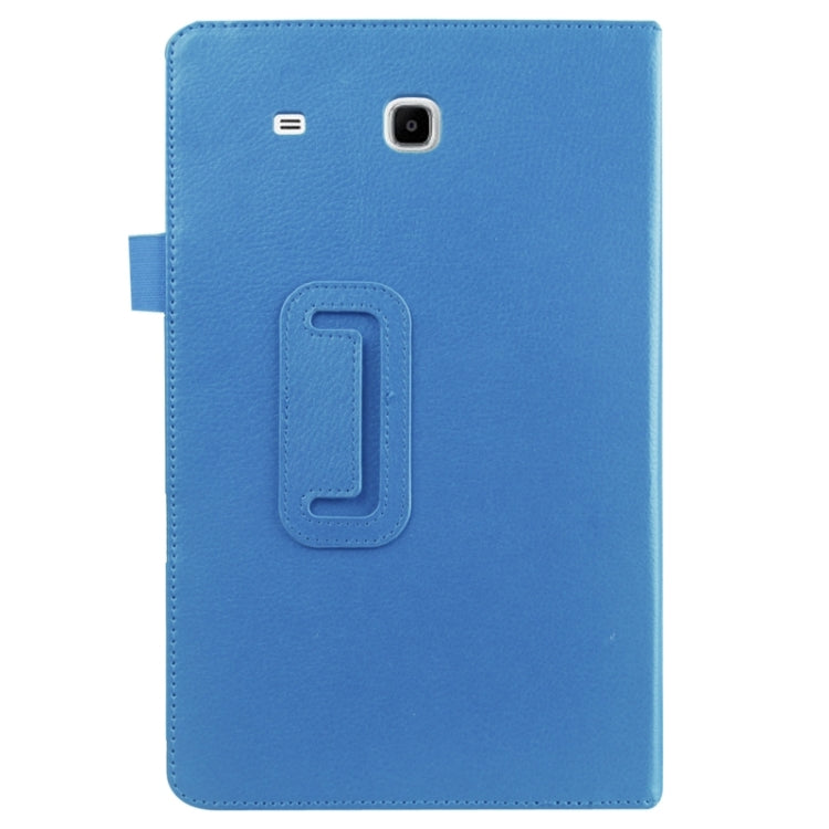Litchi Texture Horizontal Flip Solid Color Leather Case with Holder for Galaxy Tab E 9.6 / T560 / T561