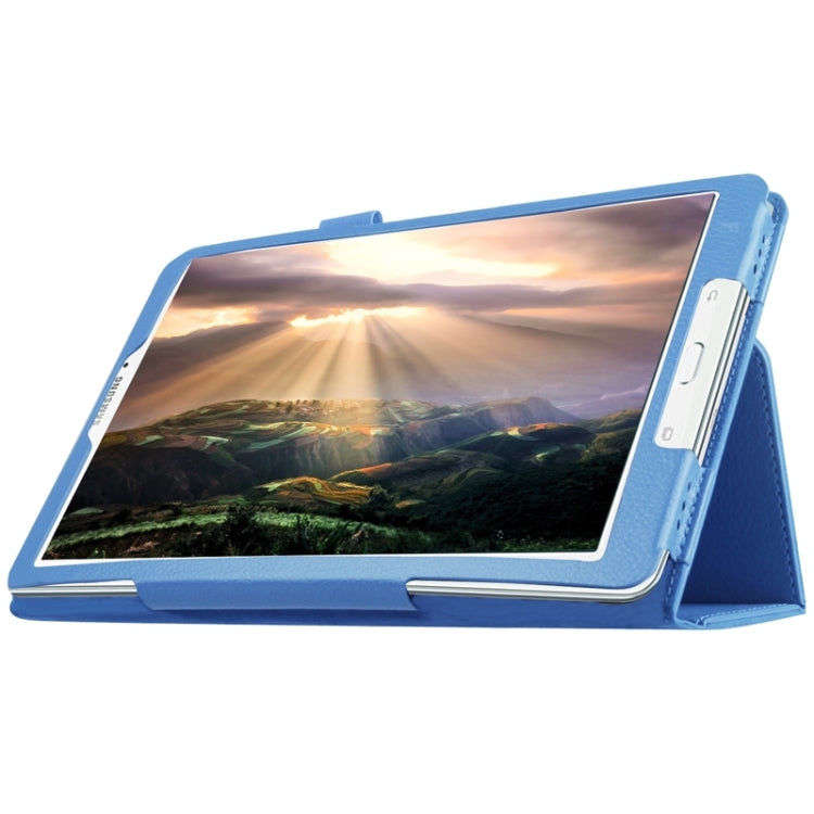 Litchi Texture Horizontal Flip Solid Color Leather Case with Holder for Galaxy Tab E 9.6 / T560 / T561