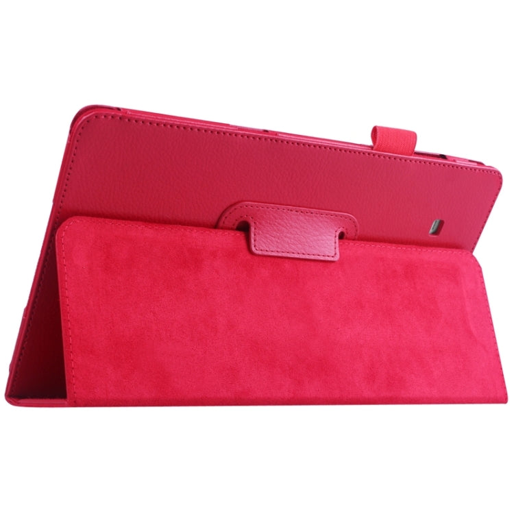 Litchi Texture Horizontal Flip Solid Color Leather Case with Holder for Galaxy Tab E 9.6 / T560 / T561