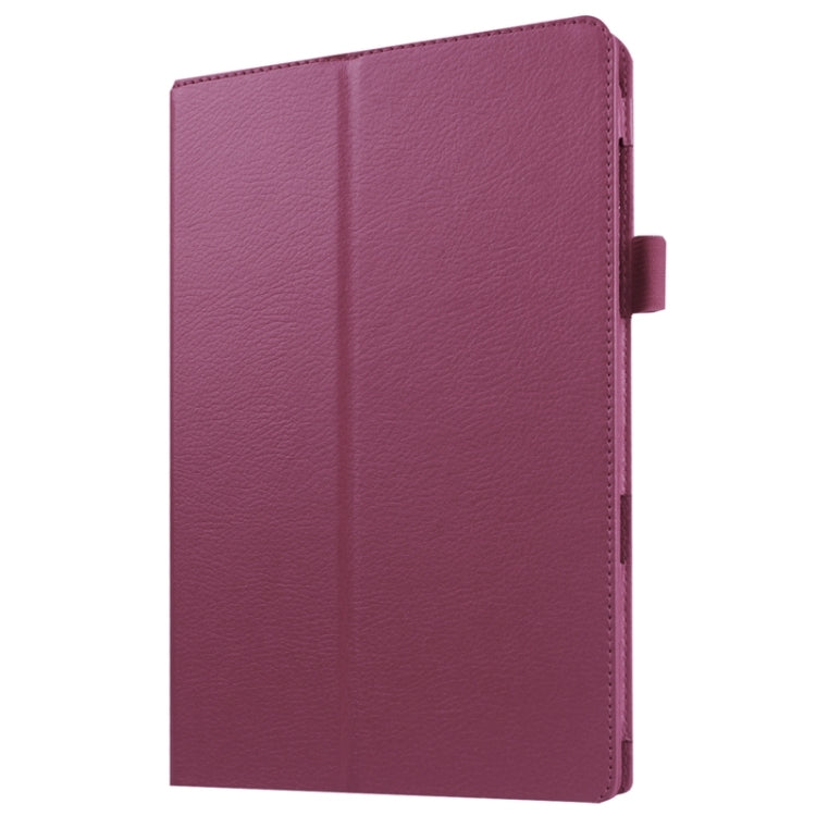 Litchi Texture Horizontal Flip Solid Color Leather Case with Holder for Galaxy Tab E 9.6 / T560 / T561