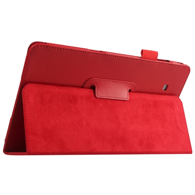 Litchi Texture Horizontal Flip Solid Color Leather Case with Holder for Galaxy Tab E 9.6 / T560 / T561