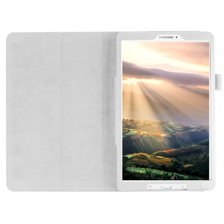 Litchi Texture Horizontal Flip Solid Color Leather Case with Holder for Galaxy Tab E 9.6 / T560 / T561