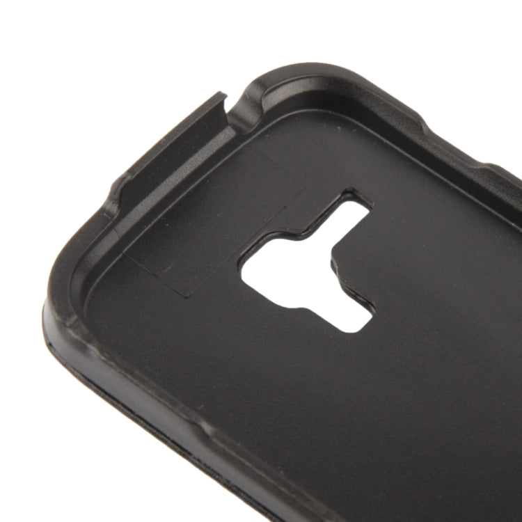 Vertical Flip Leather Case for Galaxy Trend Duos / S7562(Black)