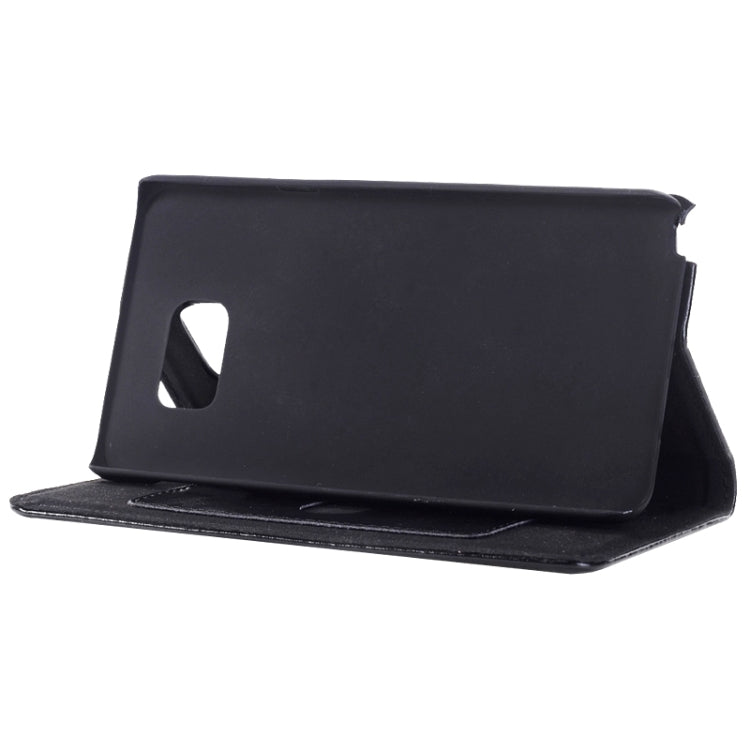 Crazy Horse Texture Horizontal Flip Solid Color Genuine Leather Case with Holder and Card Slot for Galaxy Note 5 / N920