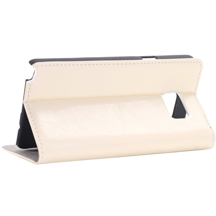 Crazy Horse Texture Horizontal Flip Solid Color Genuine Leather Case with Holder and Card Slot for Galaxy Note 5 / N920