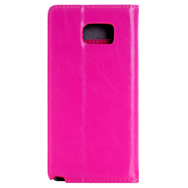Crazy Horse Texture Horizontal Flip Solid Color Genuine Leather Case with Holder and Card Slot for Galaxy Note 5 / N920