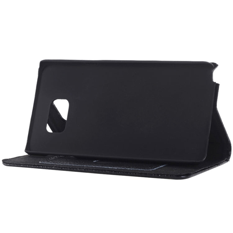 Litchi Texture Horizontal Flip Solid Color Genuine Leather Case with Holder and Card Slot for Galaxy Note 5 / N920