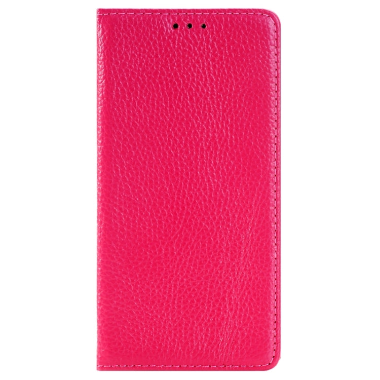 Litchi Texture Horizontal Flip Solid Color Genuine Leather Case with Holder and Card Slot for Galaxy Note 5 / N920