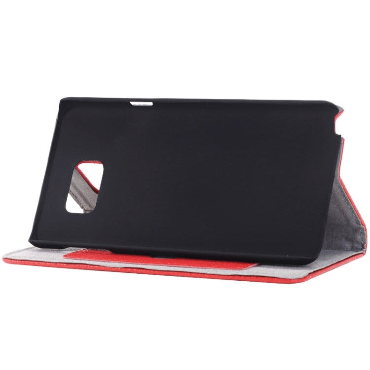 Litchi Texture Horizontal Flip Solid Color Genuine Leather Case with Holder and Card Slot for Galaxy Note 5 / N920