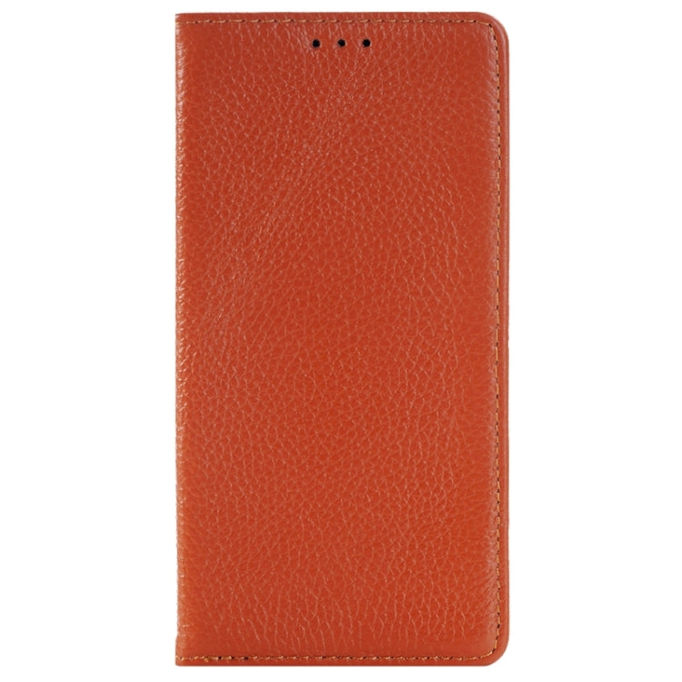 Litchi Texture Horizontal Flip Solid Color Genuine Leather Case with Holder and Card Slot for Galaxy Note 5 / N920
