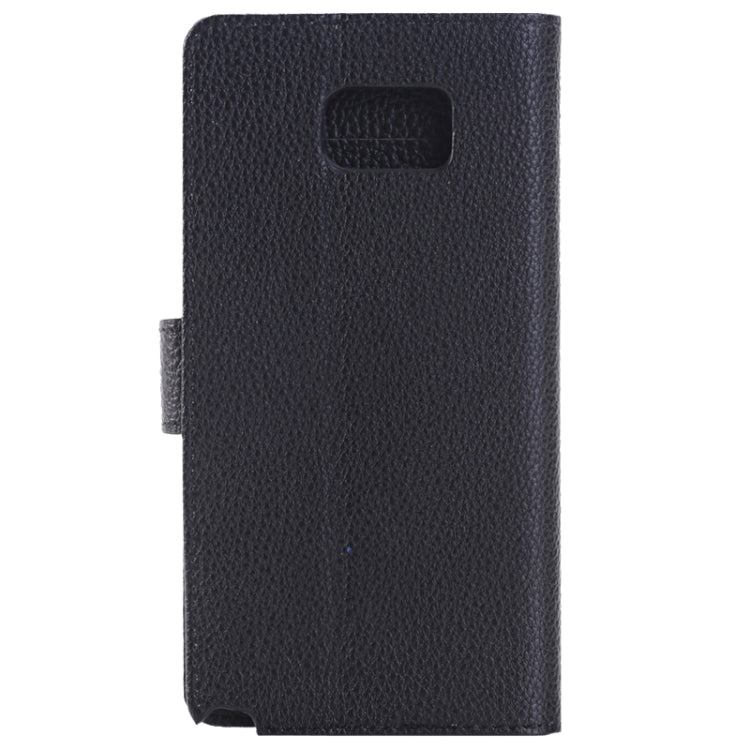 Litchi Texture Horizontal Flip Solid Color Leather Case with Holder and Card Slots for Galaxy Note 5 / N920