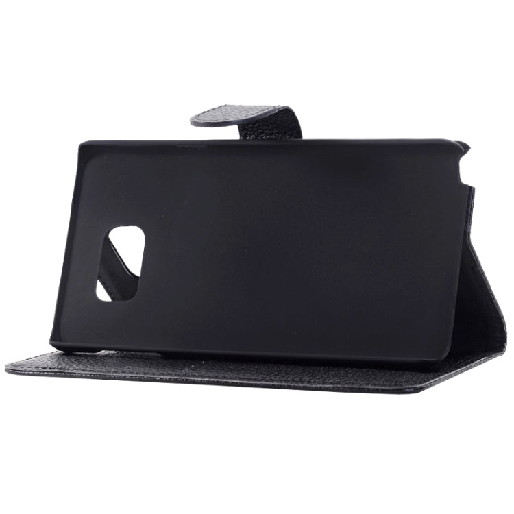 Litchi Texture Horizontal Flip Solid Color Leather Case with Holder and Card Slots for Galaxy Note 5 / N920