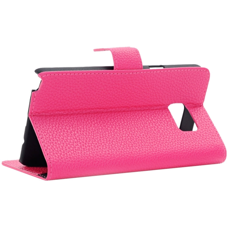 Litchi Texture Horizontal Flip Solid Color Leather Case with Holder and Card Slots for Galaxy Note 5 / N920