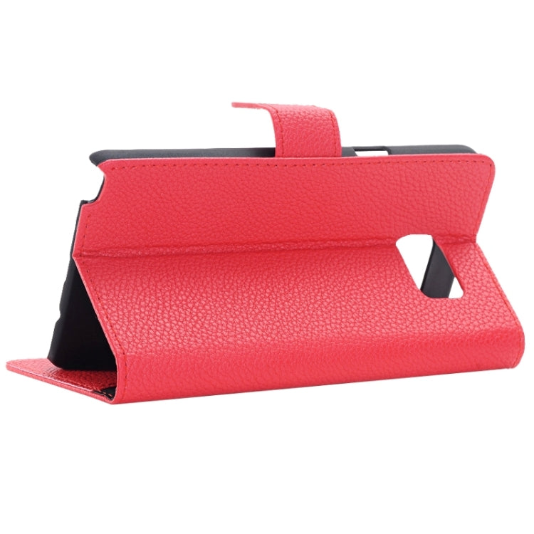 Litchi Texture Horizontal Flip Solid Color Leather Case with Holder and Card Slots for Galaxy Note 5 / N920