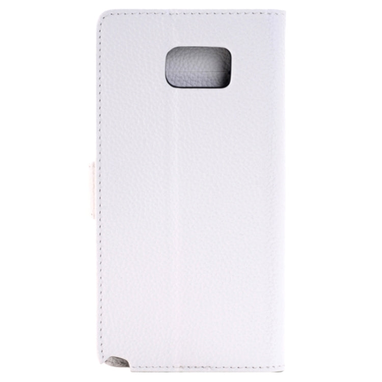 Litchi Texture Horizontal Flip Solid Color Leather Case with Holder and Card Slots for Galaxy Note 5 / N920