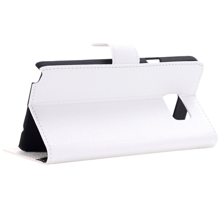 Litchi Texture Horizontal Flip Solid Color Leather Case with Holder and Card Slots for Galaxy Note 5 / N920