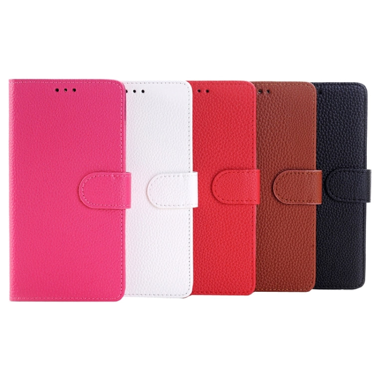 Litchi Texture Horizontal Flip Solid Color Leather Case with Holder and Card Slots for Galaxy Note 5 / N920
