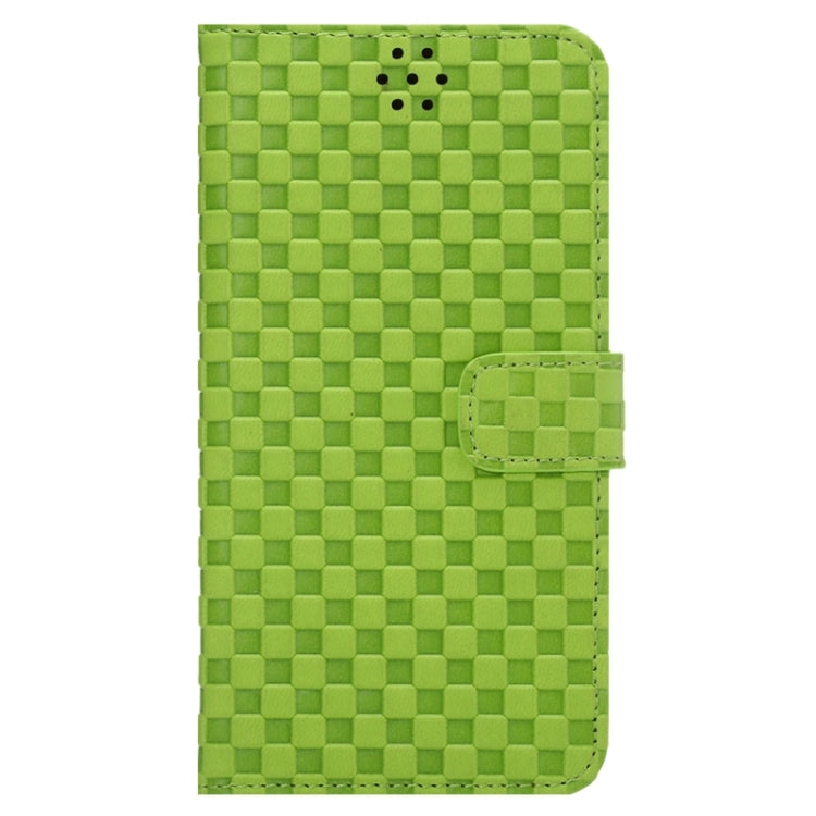 For Galaxy S6 Edge+ / G928 Plaid Patterns Horizontal Flip Leather Case with Card Slots and Holder