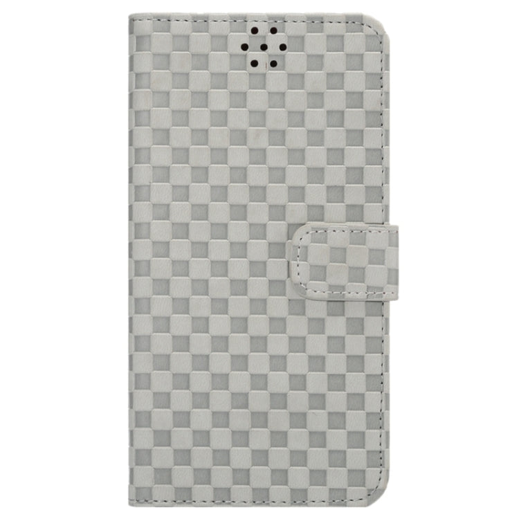 For Galaxy S6 Edge+ / G928 Plaid Patterns Horizontal Flip Leather Case with Card Slots and Holder
