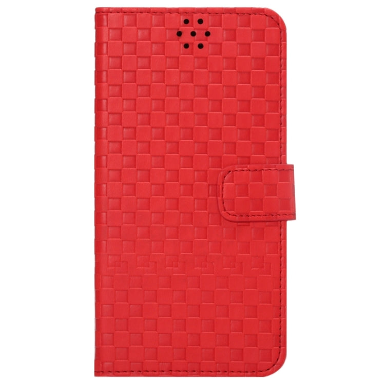 For Galaxy S6 Edge+ / G928 Plaid Patterns Horizontal Flip Leather Case with Card Slots and Holder