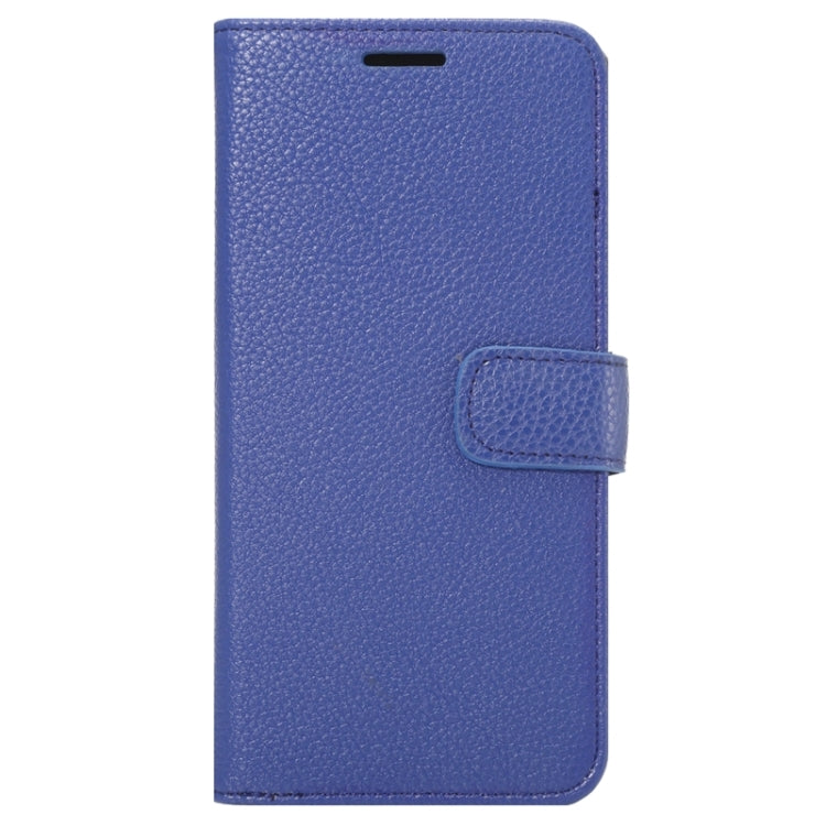 For Galaxy S6 Edge+ / G928 Litchi Texture Horizontal Flip Solid Color Leather Case with Wallet & Card Slots & Holder
