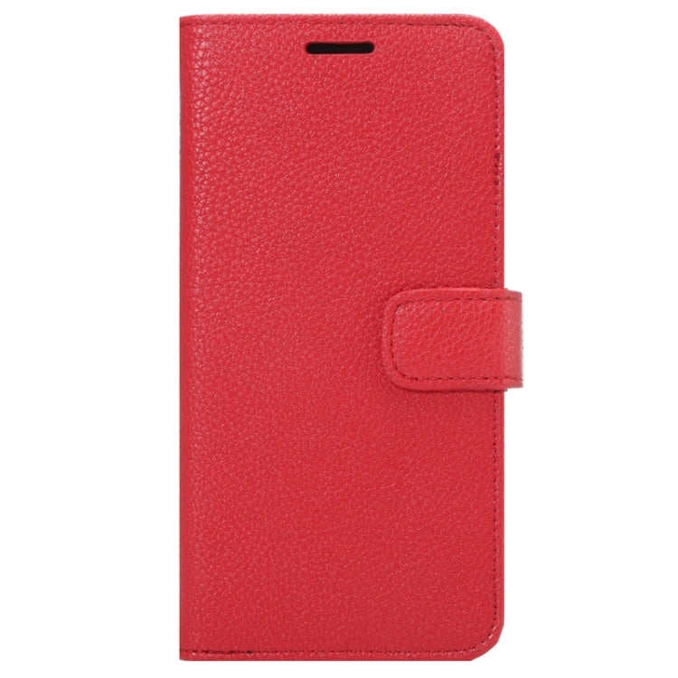 For Galaxy S6 Edge+ / G928 Litchi Texture Horizontal Flip Solid Color Leather Case with Wallet & Card Slots & Holder