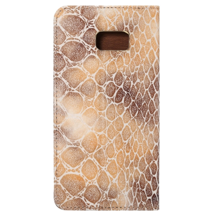 For Galaxy S6 Edge+ / G928 Stone Texture Horizontal Flip Leather Case with Magnetic Buckle & Card Slot & Holder