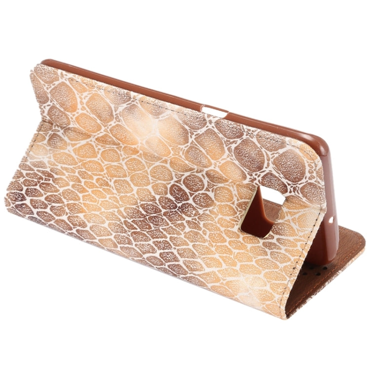 For Galaxy S6 Edge+ / G928 Stone Texture Horizontal Flip Leather Case with Magnetic Buckle & Card Slot & Holder