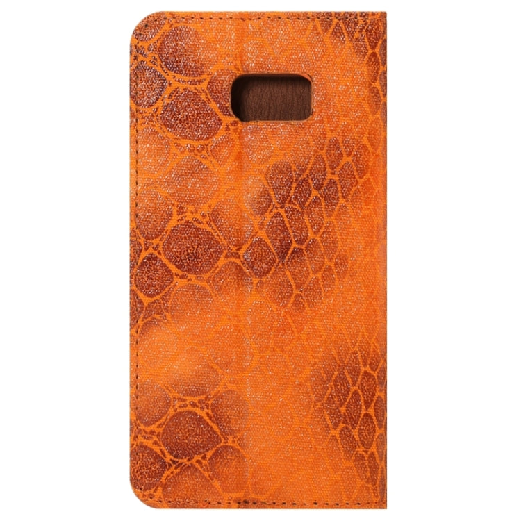 For Galaxy S6 Edge+ / G928 Stone Texture Horizontal Flip Leather Case with Magnetic Buckle & Card Slot & Holder