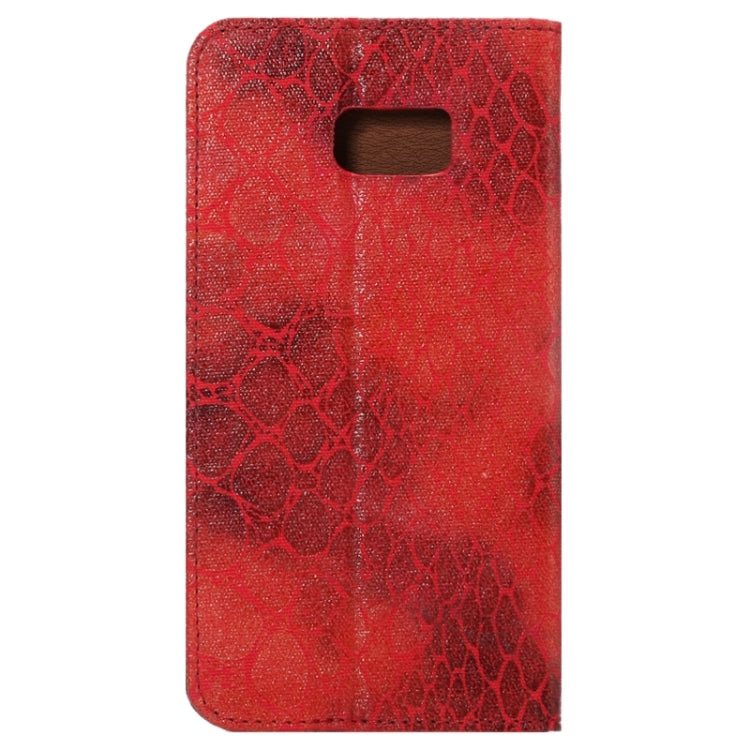 For Galaxy S6 Edge+ / G928 Stone Texture Horizontal Flip Leather Case with Magnetic Buckle & Card Slot & Holder