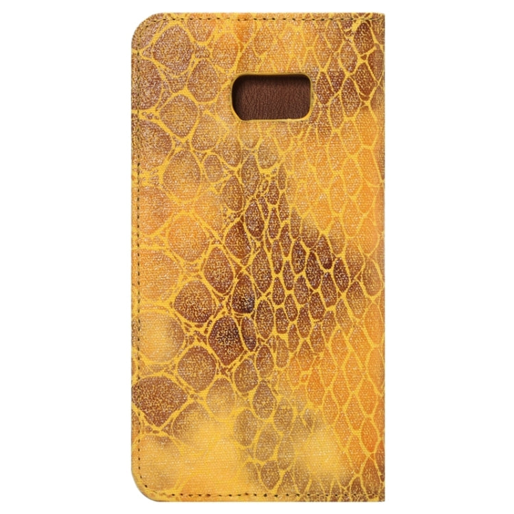 For Galaxy S6 Edge+ / G928 Stone Texture Horizontal Flip Leather Case with Magnetic Buckle & Card Slot & Holder